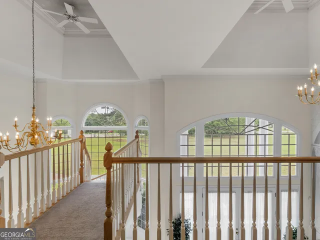 a view of a terrace with a yard