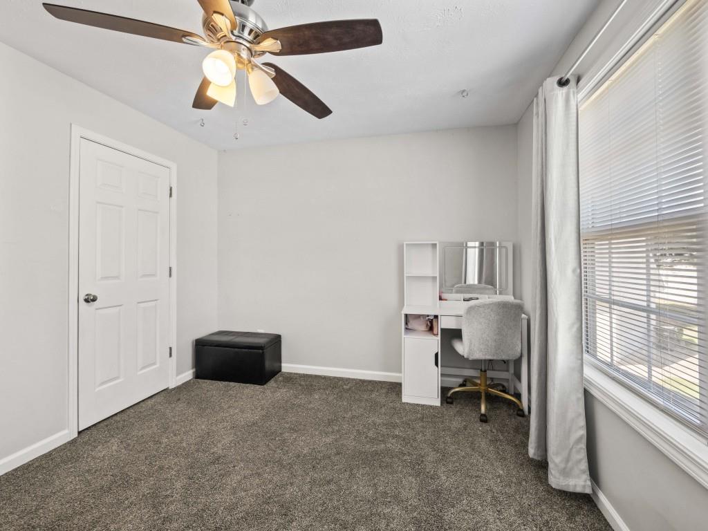 95 Ridge Water Lane Dawsonville, GA 30534 - Photo 27 of 45 a view of workspace with a window and a ceiling fan