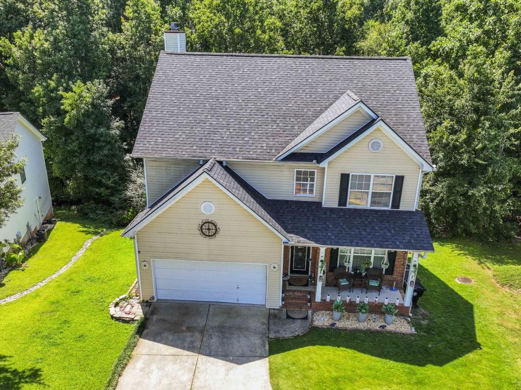 95 Ridge Water Lane Dawsonville, GA 30534 - Photo 4 of 45 an aerial view of a house with swimming pool