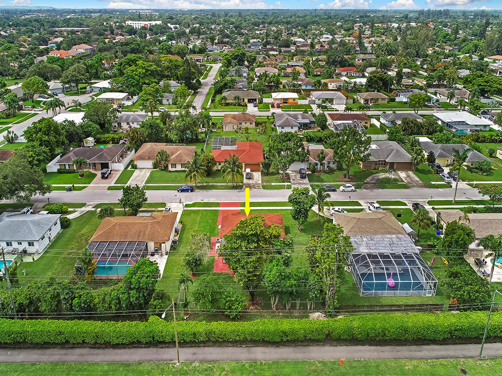 4611 Addison Street Boca Raton, FL 33428 - Photo 38 of 38 4611 Addison St - Aerial Back Wide MLS
