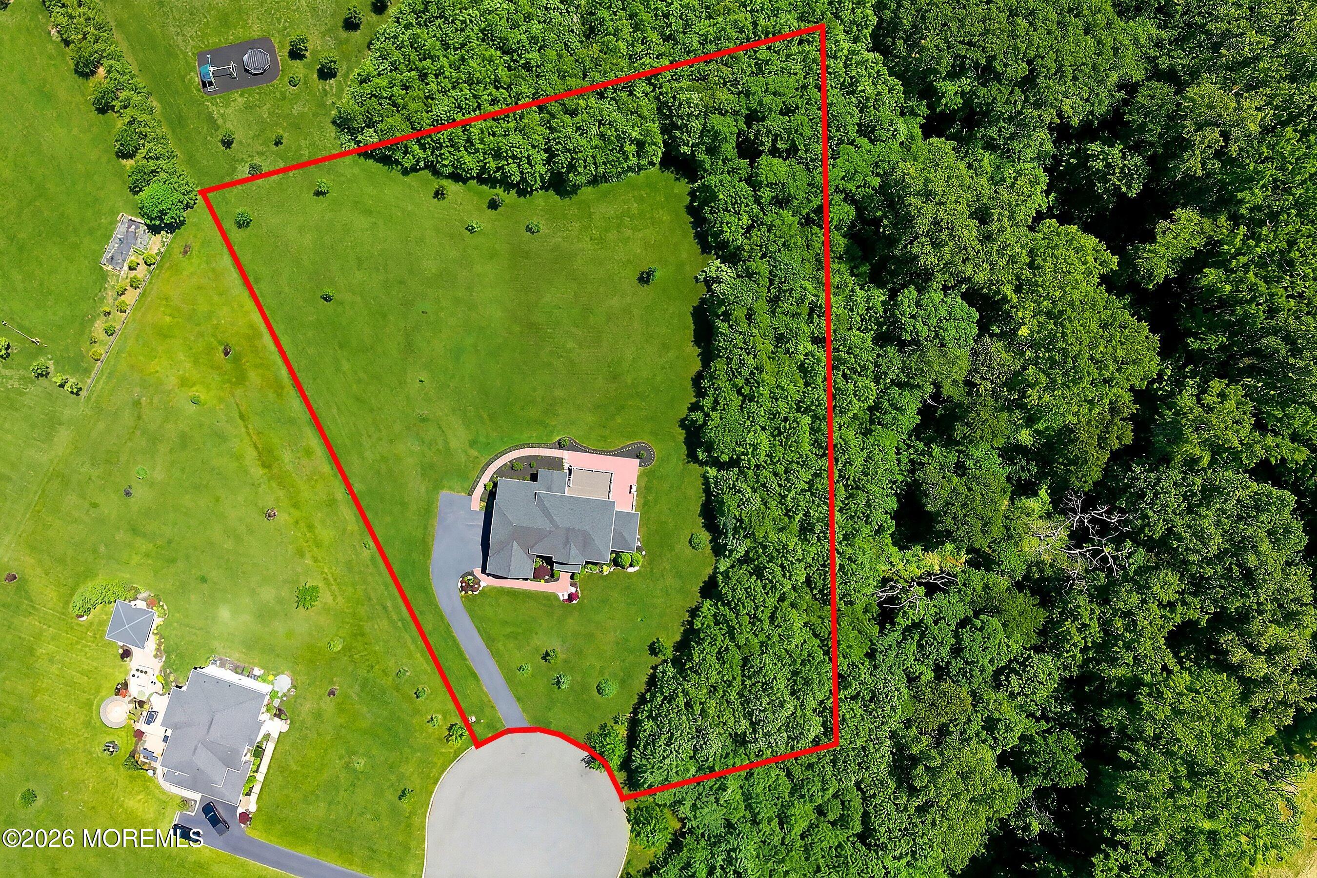 6 Valley Court Cream Ridge, NJ 08514 - Photo 44 of 48 75-Overhead OUTLINE