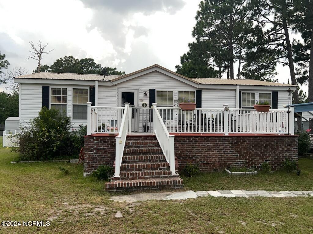 416 Sand Ridge Road Hubert, NC 28539 - Photo 1 of 17 A Front View