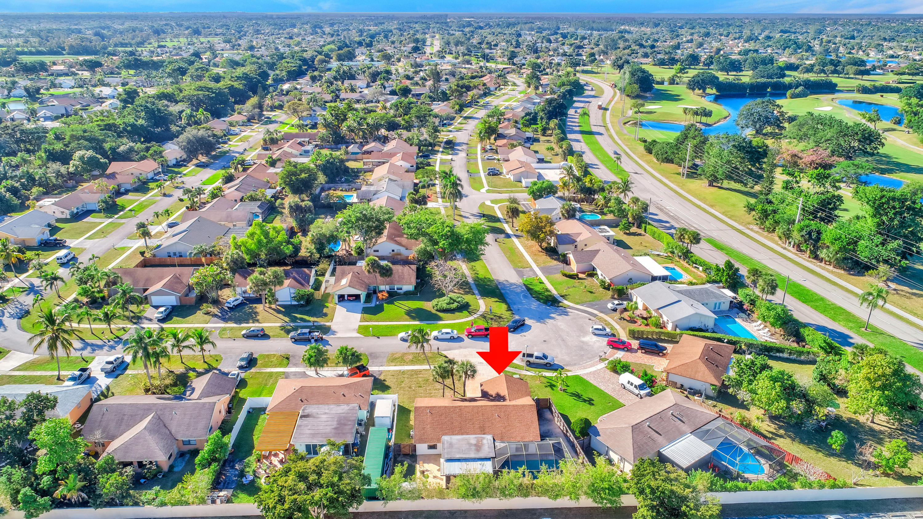 9261 Southampton Place Boca Raton, FL 33434 - Photo 56 of 66 Aerial View