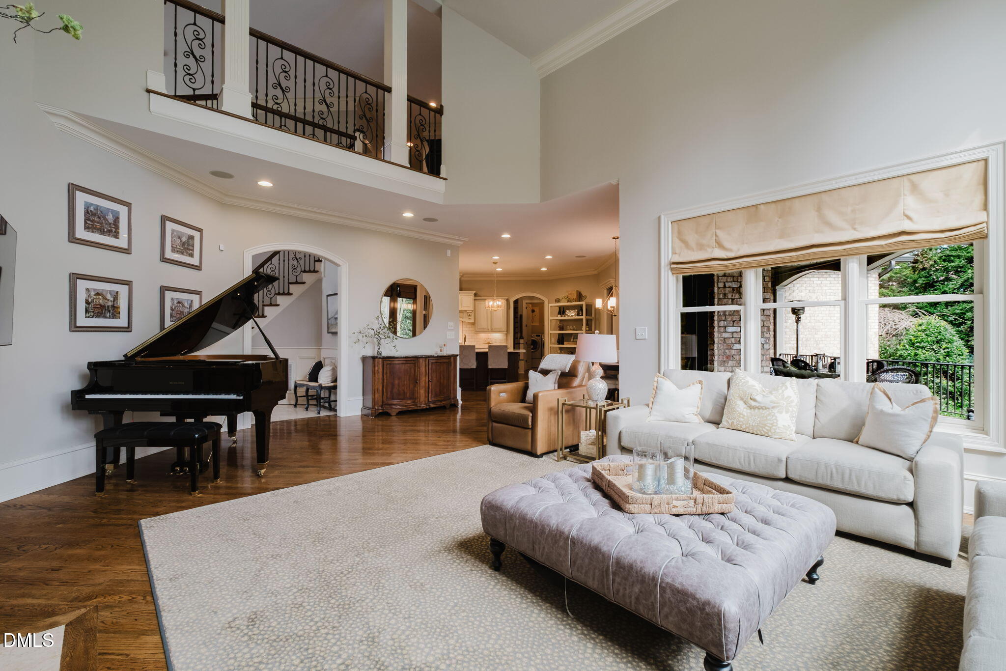 3604 Nightfall Court Raleigh, NC 27607 - Photo 19 of 79 a living room with furniture and wooden floor