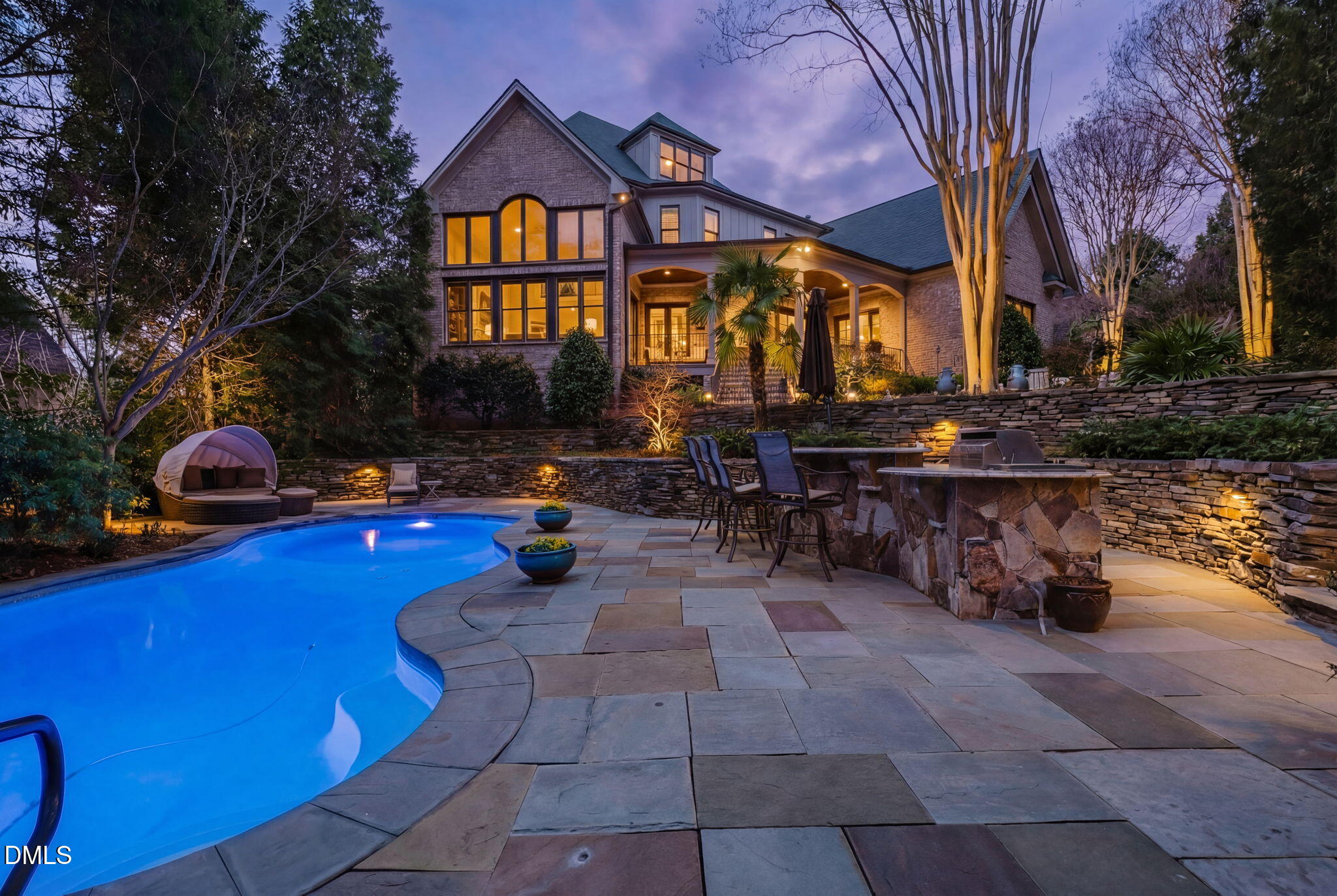 3604 Nightfall Court Raleigh, NC 27607 - Photo 2 of 79 a view of a house with swimming pool and sitting area