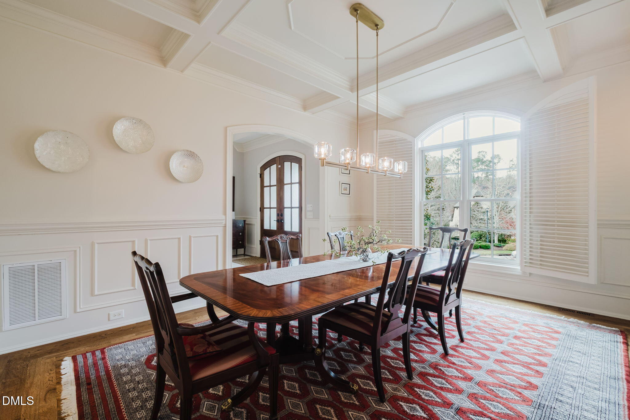 3604 Nightfall Court Raleigh, NC 27607 - Photo 27 of 79 a view of a dining room with furniture window and wooden floor