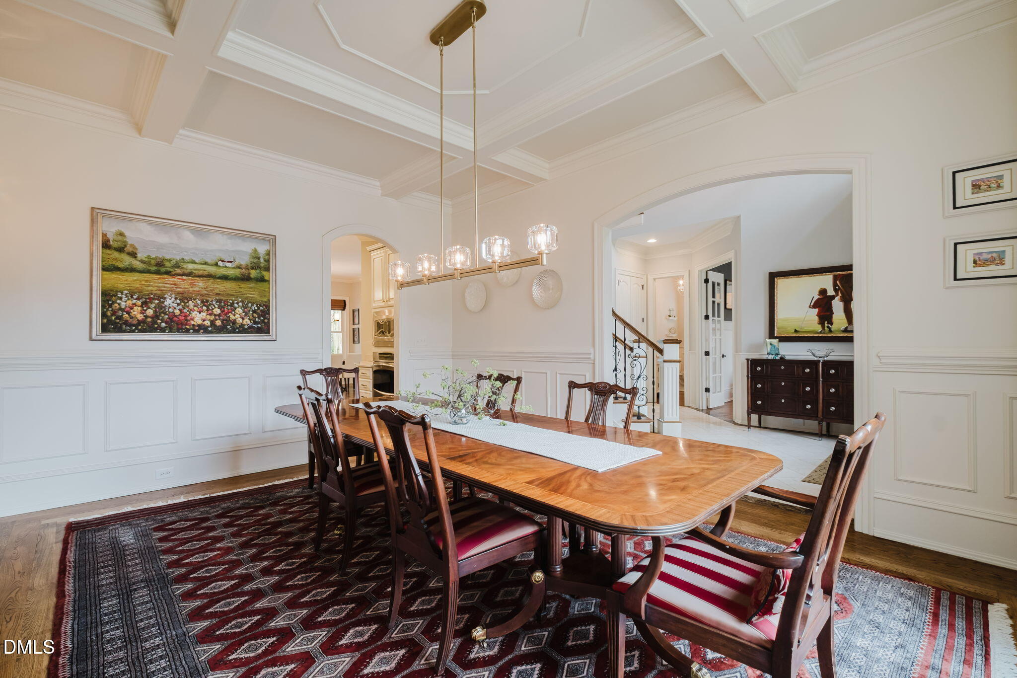 3604 Nightfall Court Raleigh, NC 27607 - Photo 28 of 79 a dining room with furniture and window