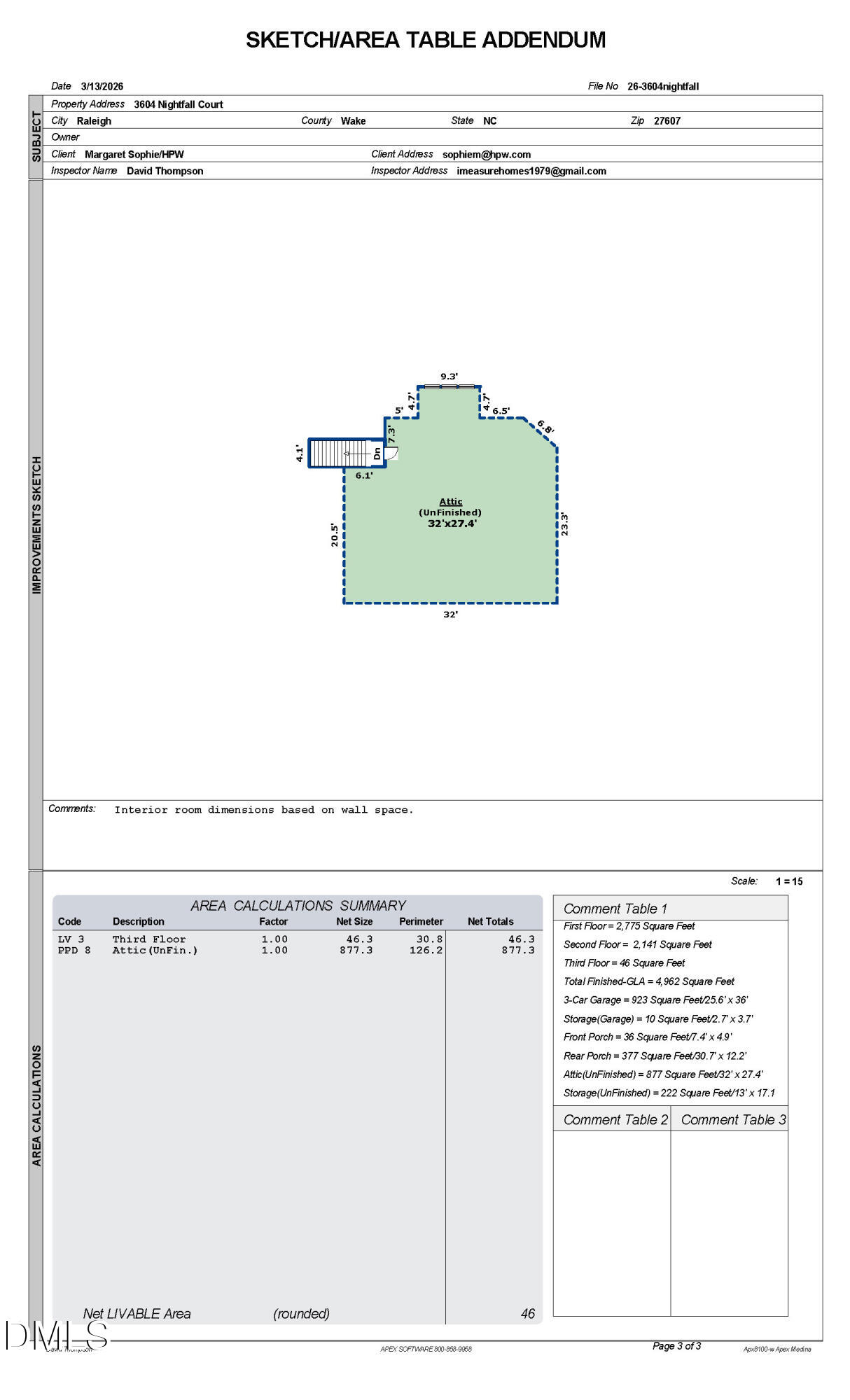 3604 Nightfall Court Raleigh, NC 27607 - Photo 79 of 79 Floorplans 3.18.2026 Nighfall_Page_3