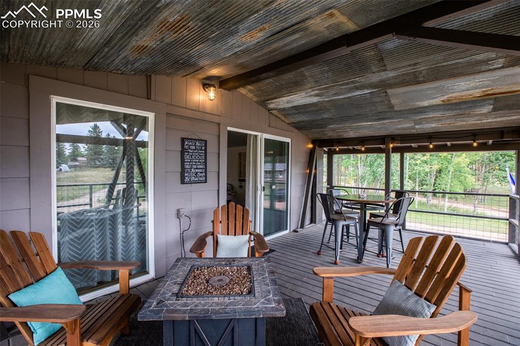 222 Nottingham Lane Divide, CO 80814 - Photo 11 of 34 Main Level Deck