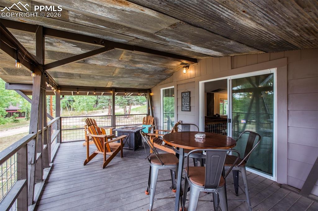 222 Nottingham Lane Divide, CO 80814 - Photo 12 of 34 Main Level Deck