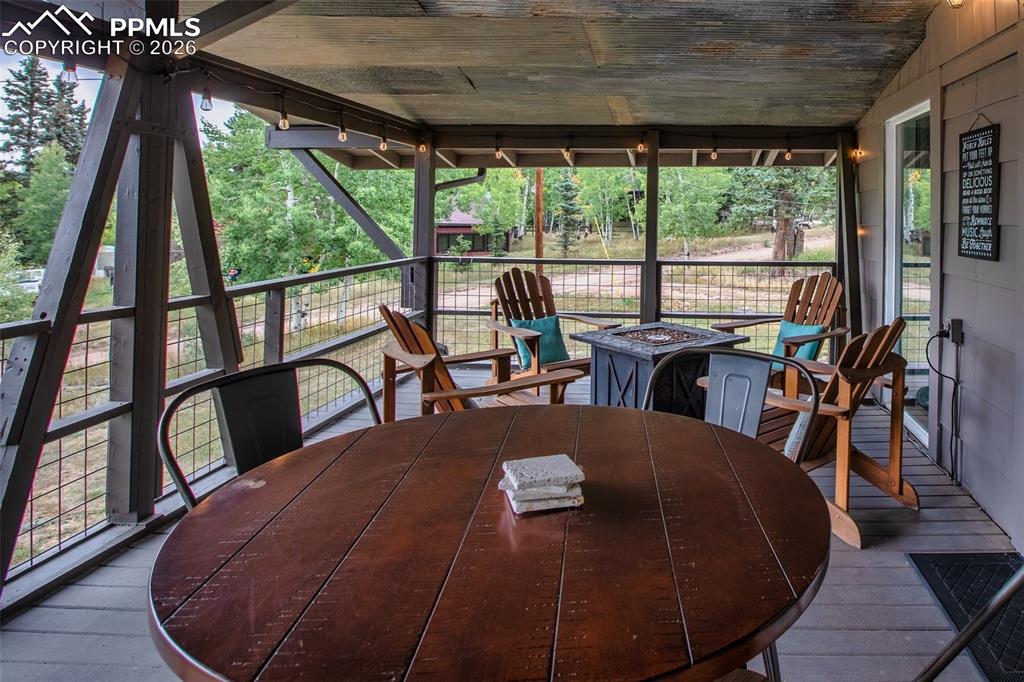 222 Nottingham Lane Divide, CO 80814 - Photo 10 of 34 Main Level Deck