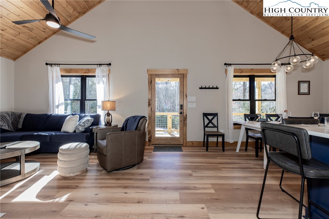 Lot 3 Old Hampton Road Boone, NC 28607 - Photo 12 of 32 a living room with furniture and wooden floor