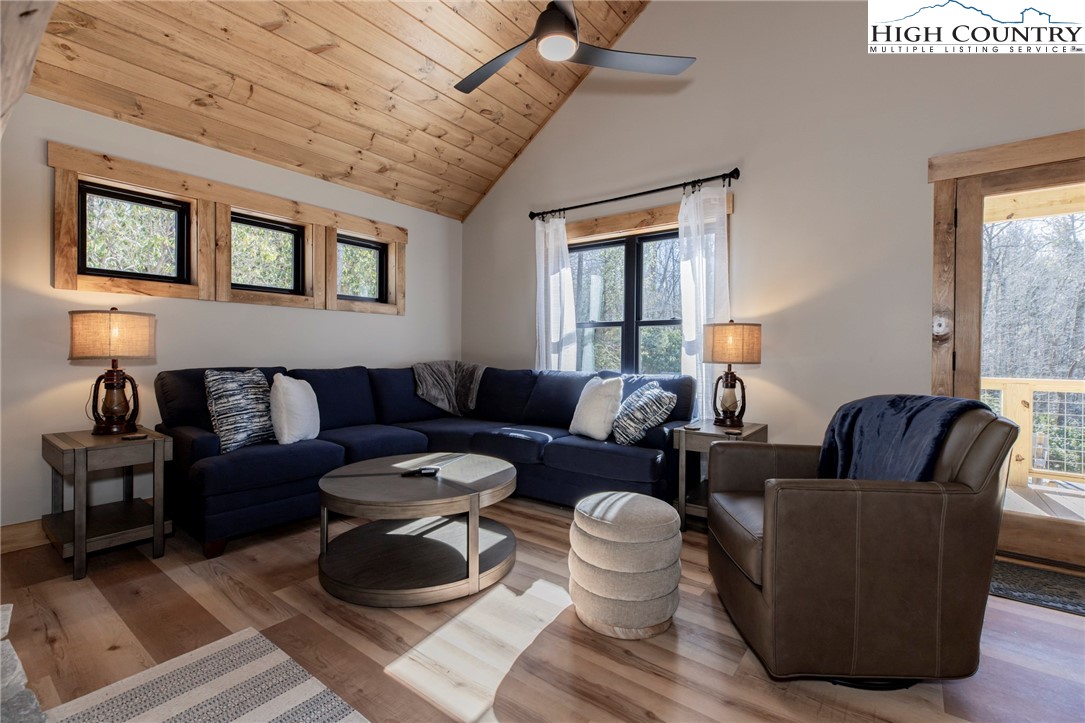 Lot 3 Old Hampton Road Boone, NC 28607 - Photo 21 of 32 a living room with furniture and a large window