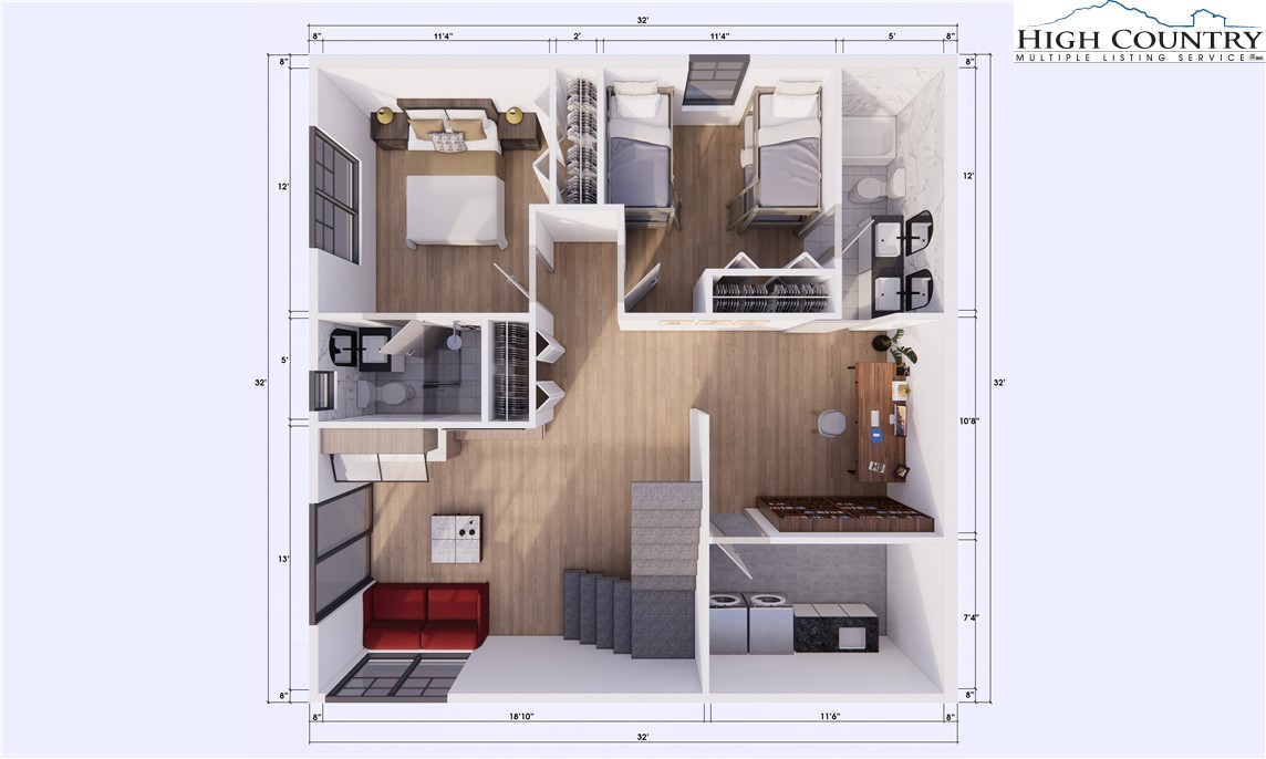 Lot 3 Old Hampton Road Boone, NC 28607 - Photo 3 of 32 a picture of a bathroom