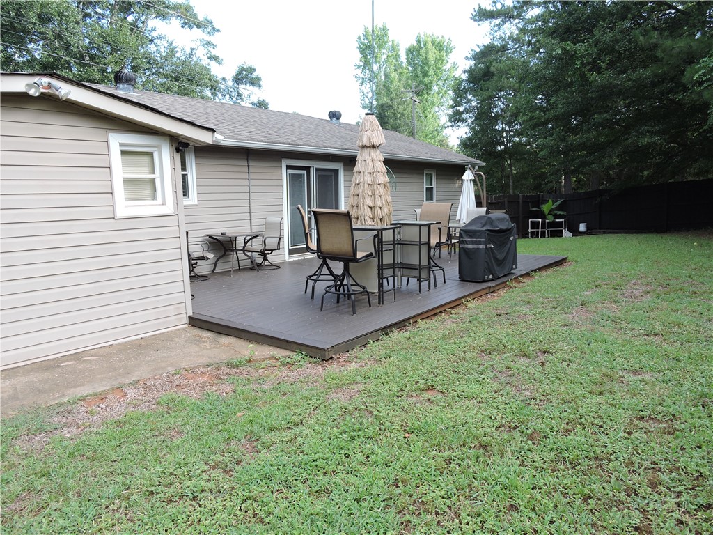 1901 Hattons Ford Road Townville, SC 29689 - Photo 25 of 33 An inviting private outdoor deck offers ample space for entertaining and relaxation.