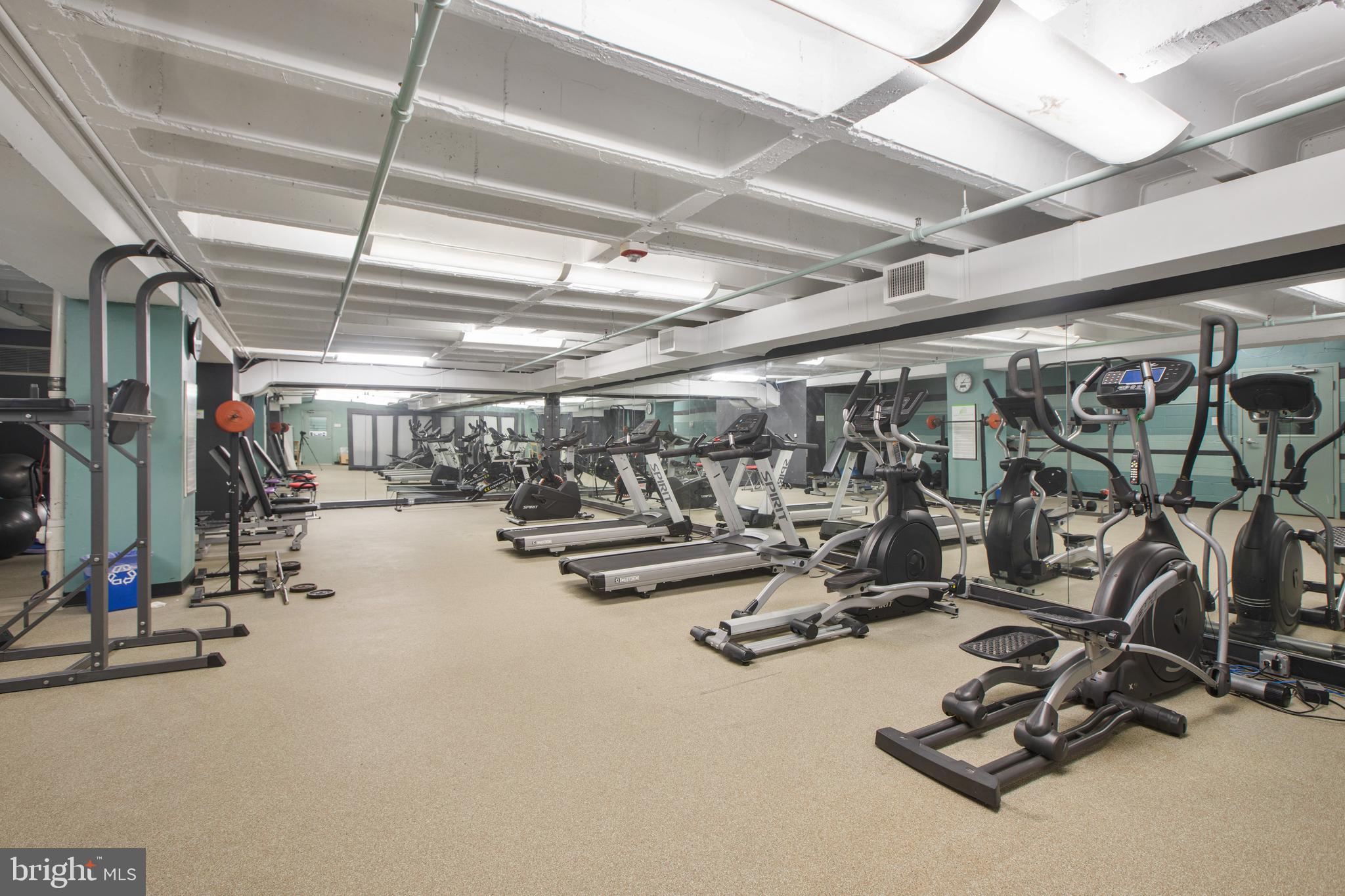 1101 3rd Street Southwest, Unit 403 Washington, DC 20024 - Photo 29 of 73 a view of a room with gym equipment