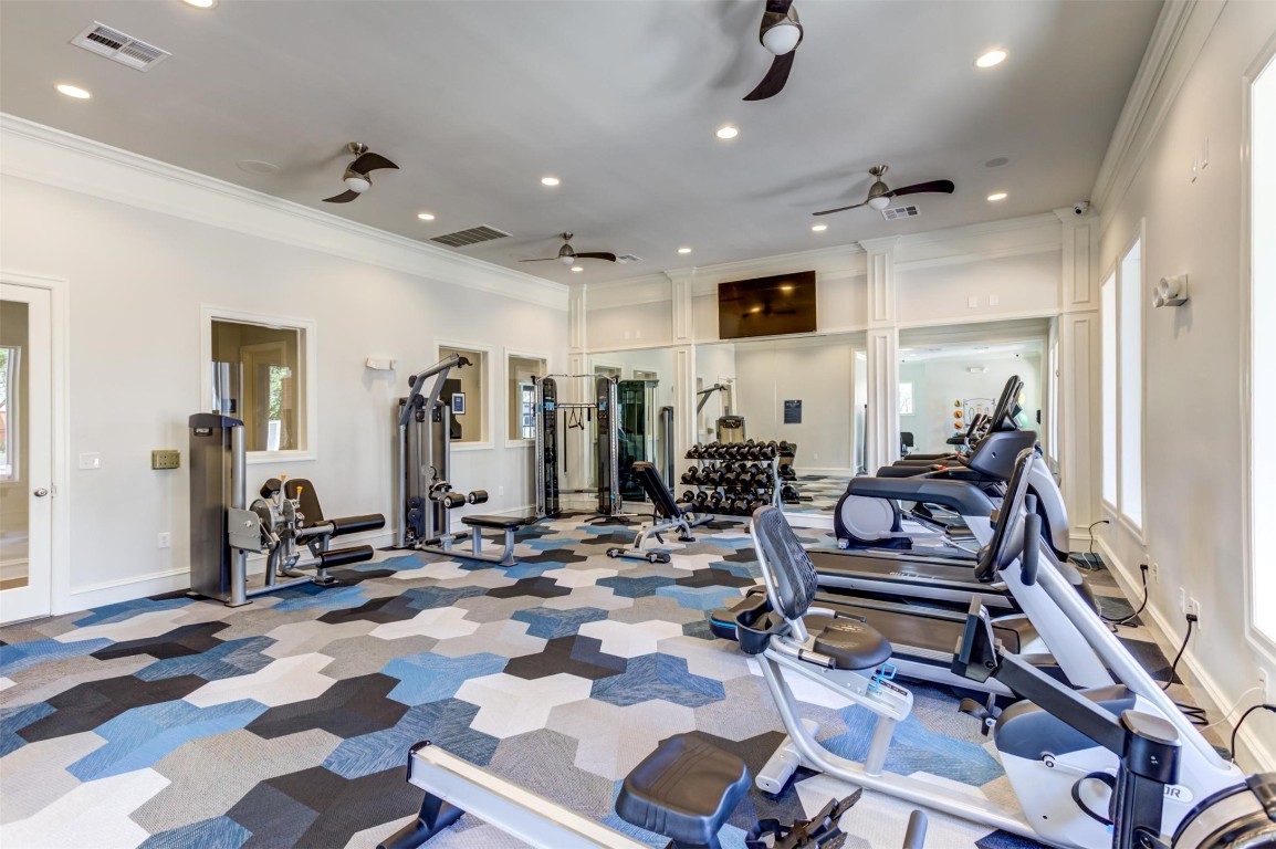 15270 Voss Road, Unit 733 Sugar Land, TX 77498 - Photo 11 of 13 a view of a room with gym equipment