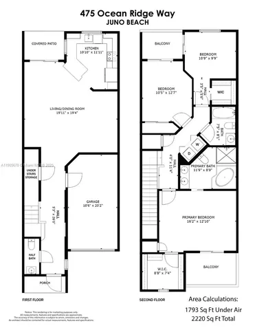 a bird view with a couch