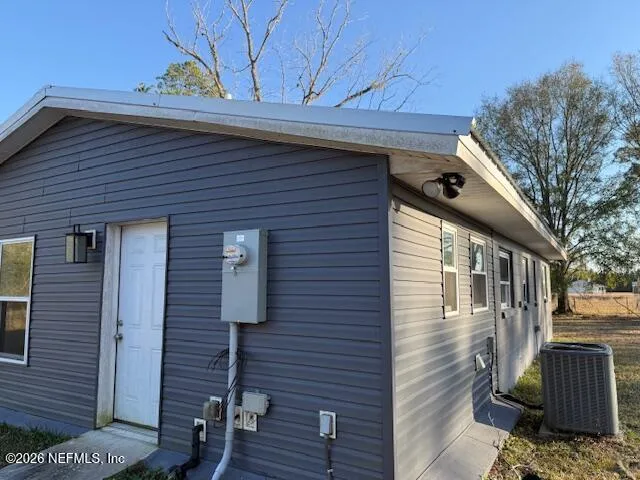 a front view of a house with street