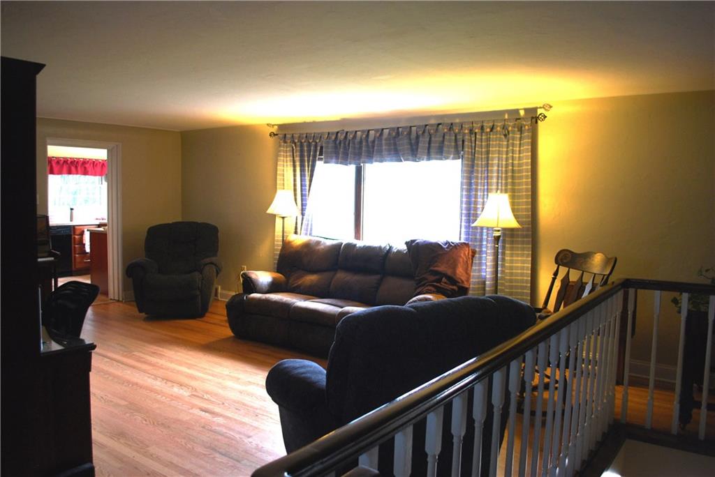 Spacious Living Room with Log-Burning Fireplace