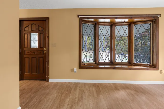 wooden floor in an empty room