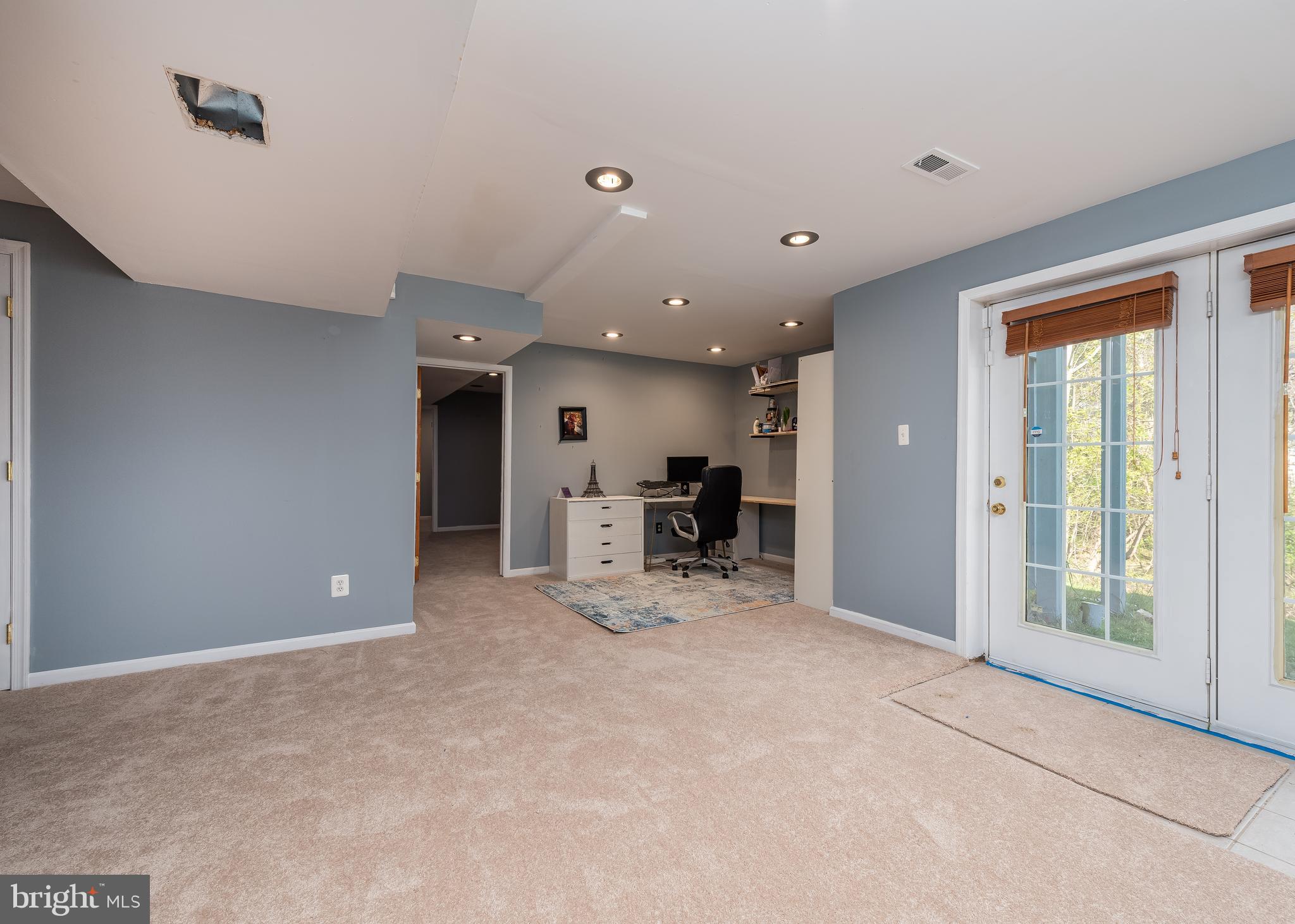 8013 Roland Court Elkridge, MD 21075 - Photo 22 of 27 Finished Basement with Work Area