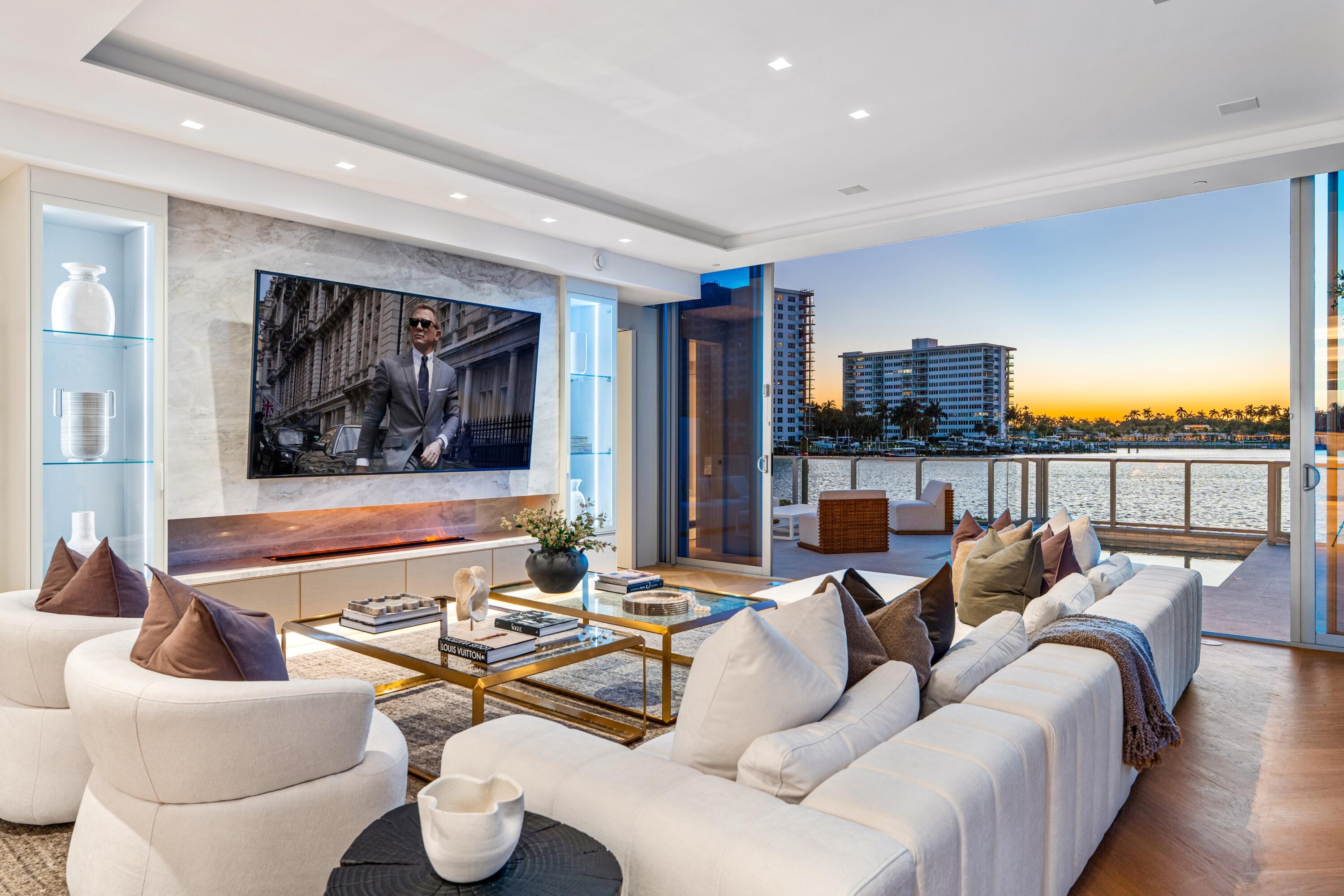 SUNSET LAKE BOCA VIEW GREAT ROOM