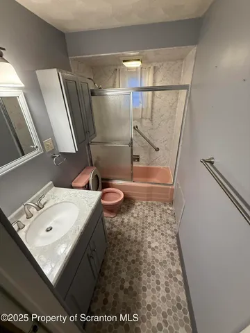 a view of backyard with green space