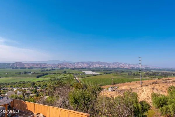 a view of a lake with a mountain in the background