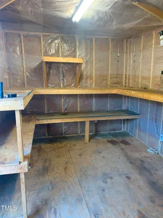 a utility room with a window