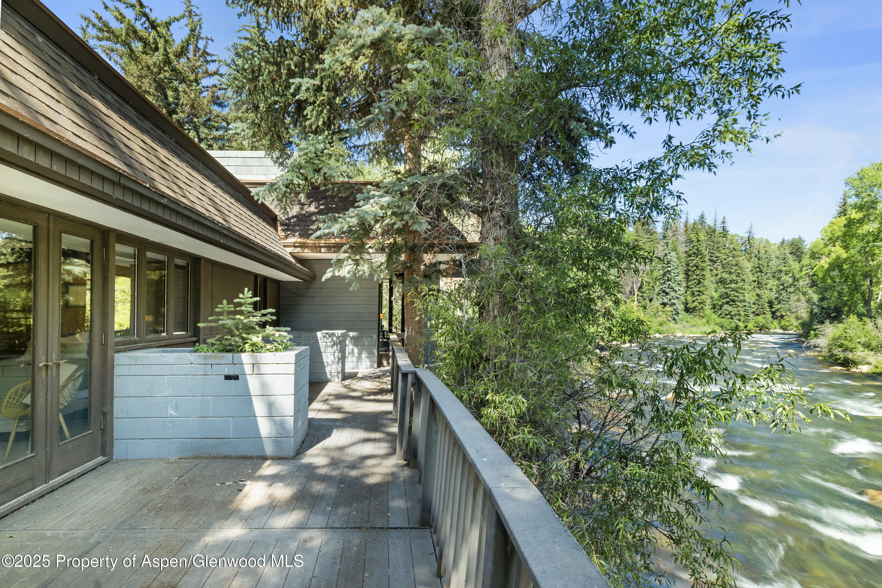 820 Twining Flats Road Aspen, CO 81611 - Photo 11 of 15 a view of backyard of the house