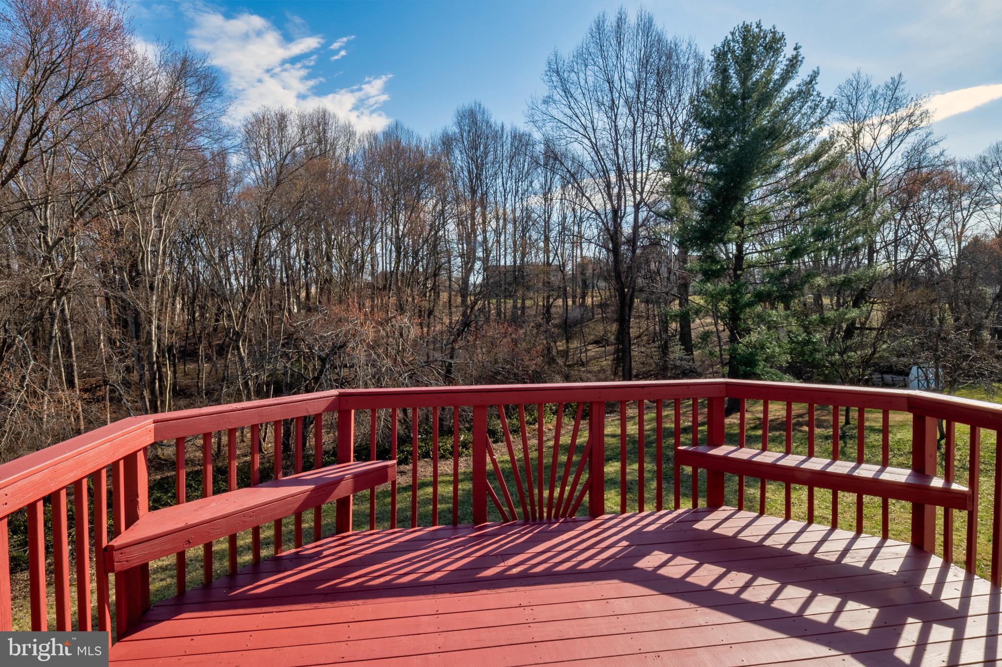 3617 Ripplingbrook Court Bowie, MD 20721 - Photo 14 of 29 a view of a wooden deck with large trees