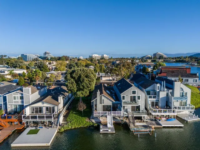 an aerial view of a ocean