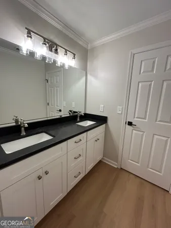 a view of a backyard with sitting area