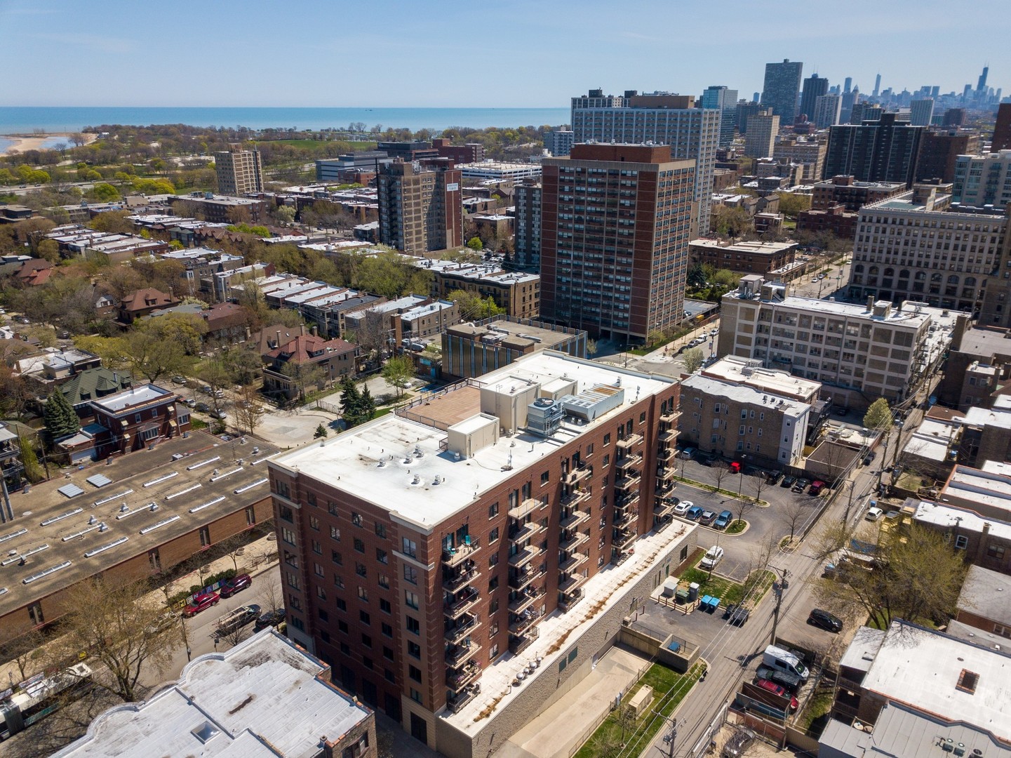 4848 North Sheridan Road, Unit 809 Chicago, IL 60640 - Photo 37 of 45 a view of a city with tall buildings