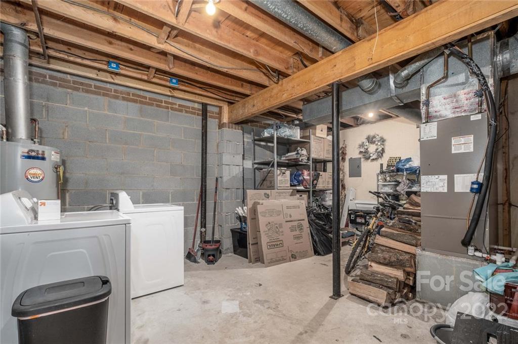 8346 Knights Bridge Road Charlotte, NC 28210 - Photo 24 of 29 a view of a storage room with washer and dryer