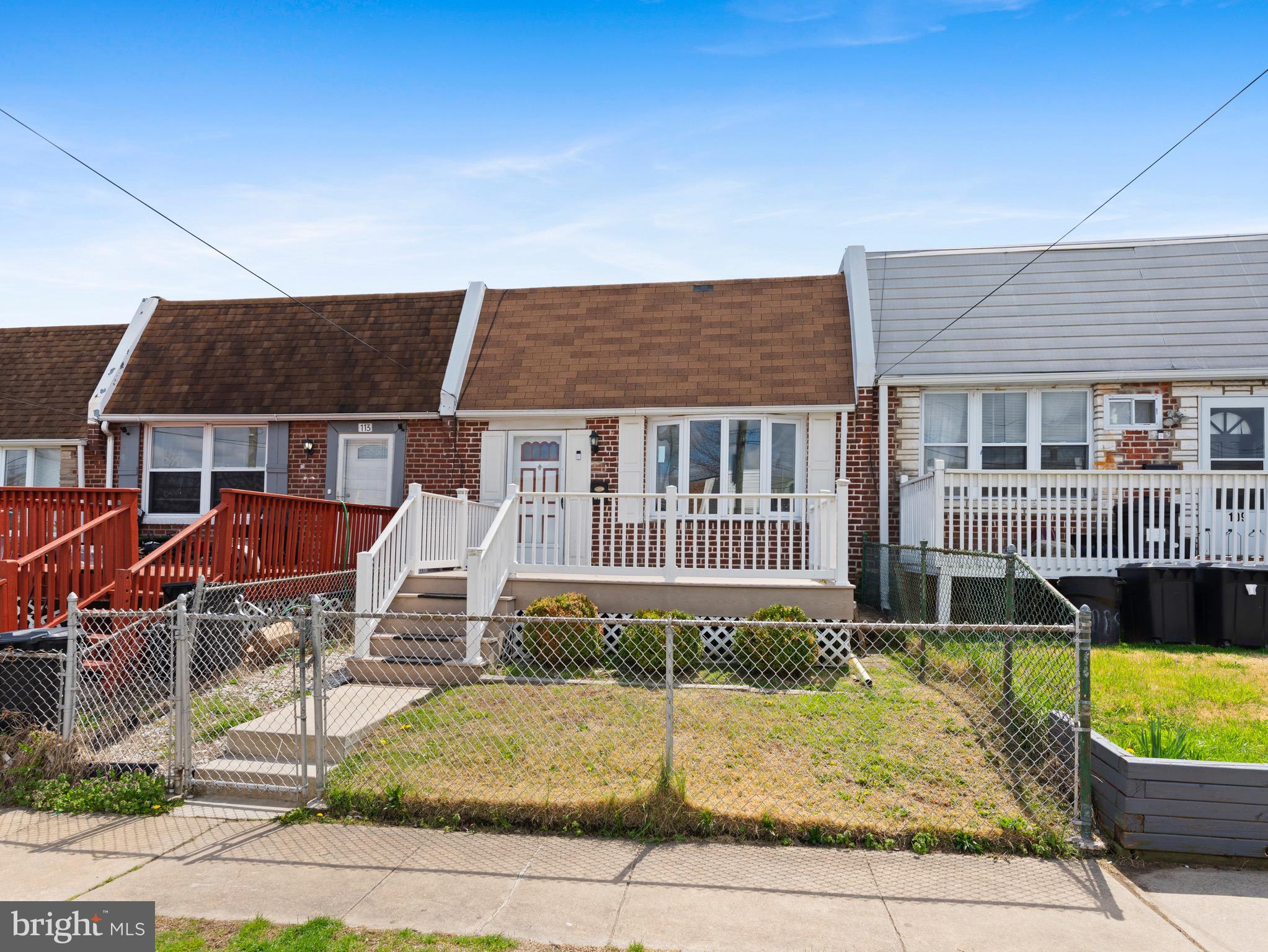 111 Ervin Avenue Marcus Hook, PA 19061 - Photo 2 of 37 front view of a house with a patio