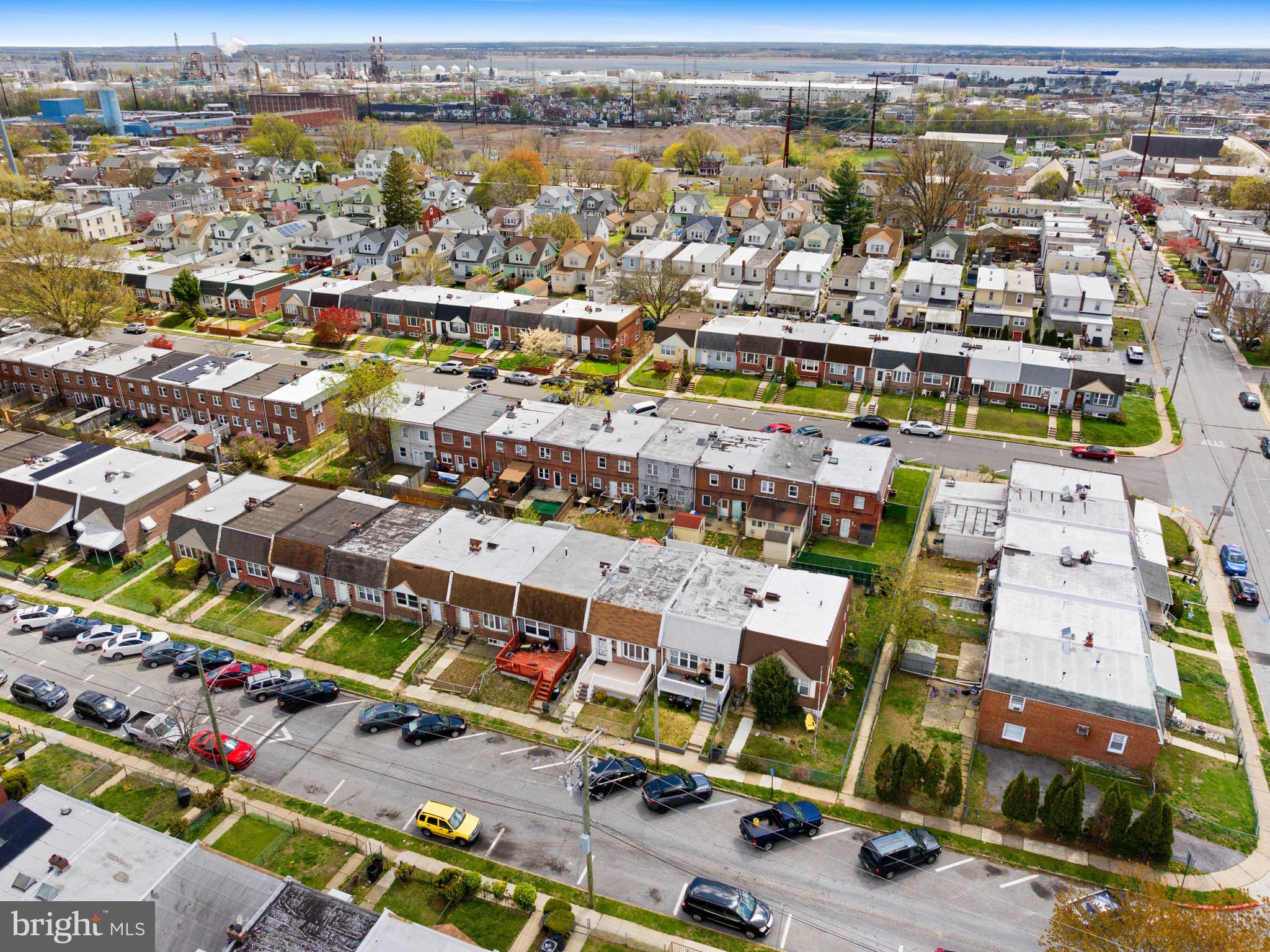 111 Ervin Avenue Marcus Hook, PA 19061 - Photo 30 of 37 an aerial view of a city with lots of residential buildings