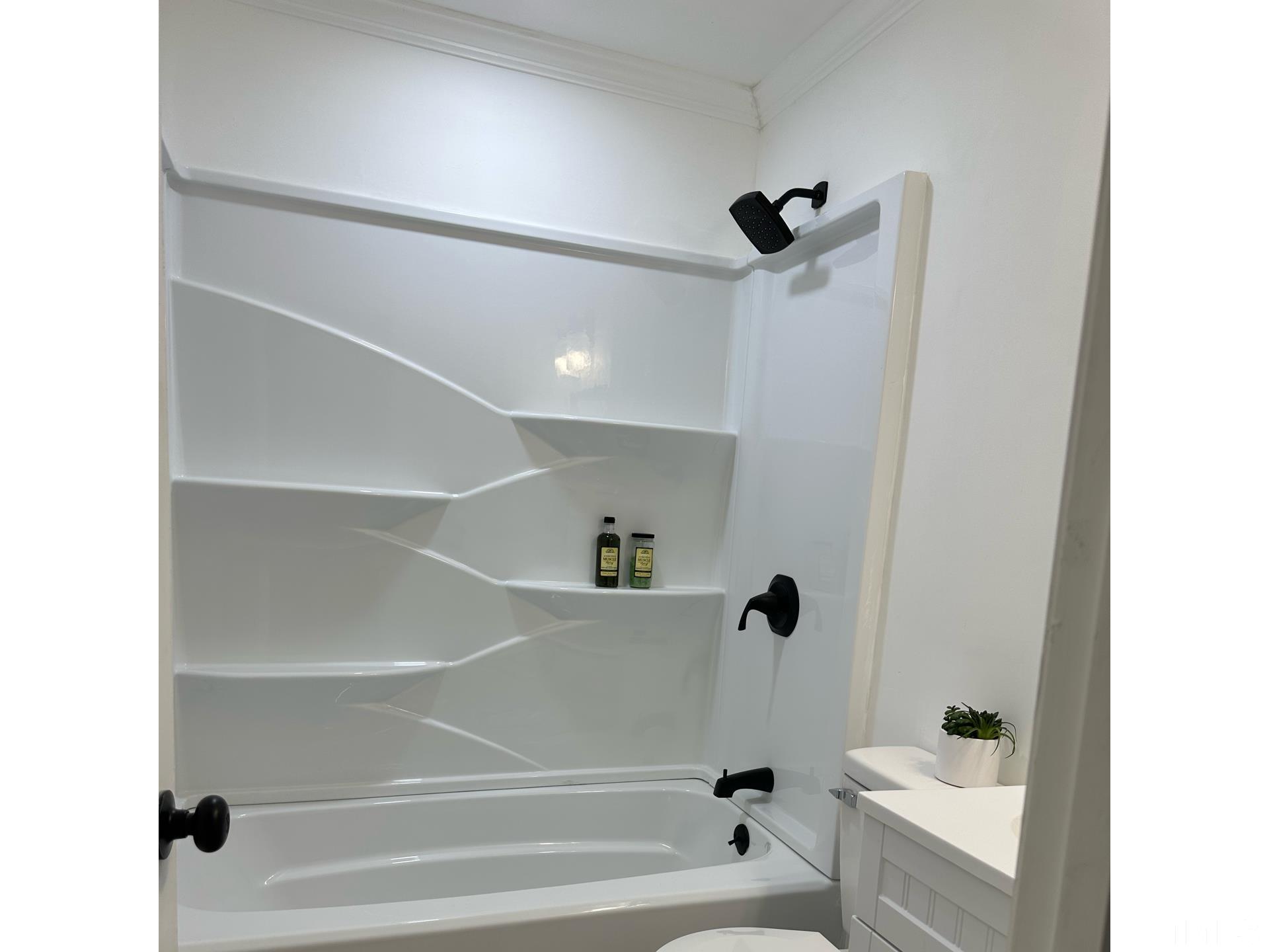 216 Trinity Church Road Louisburg, NC 27549 - Photo 26 of 28 a bathroom with a bathtub and a shower