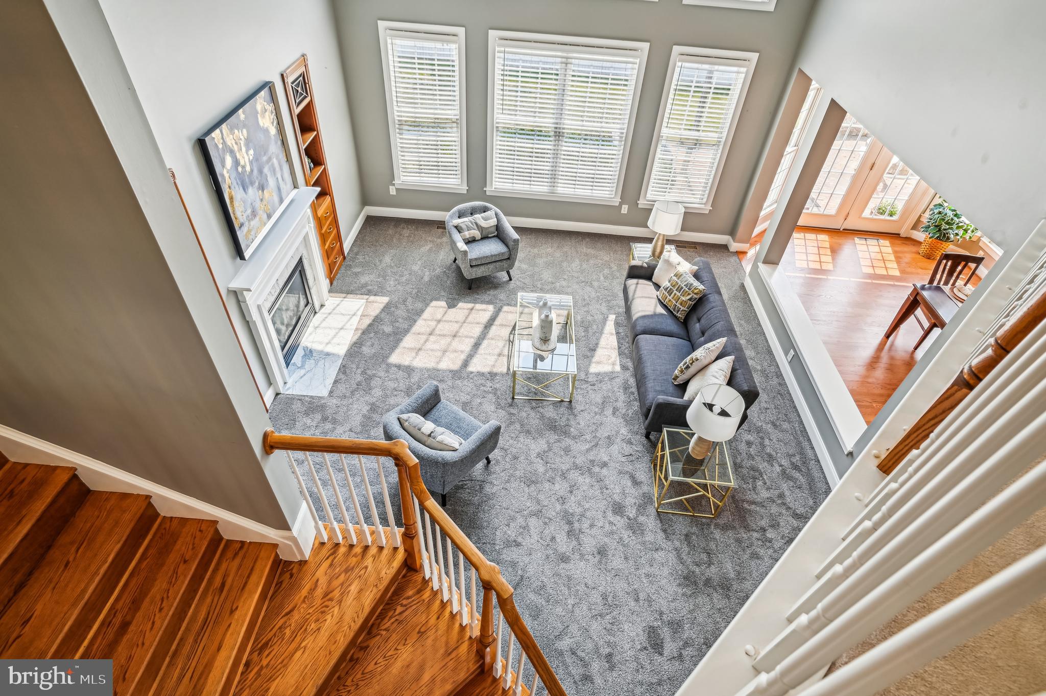 716 Caleb Lane Annapolis, MD 21401 - Photo 15 of 44 Upper Level Balcony Overlooking Family Room!