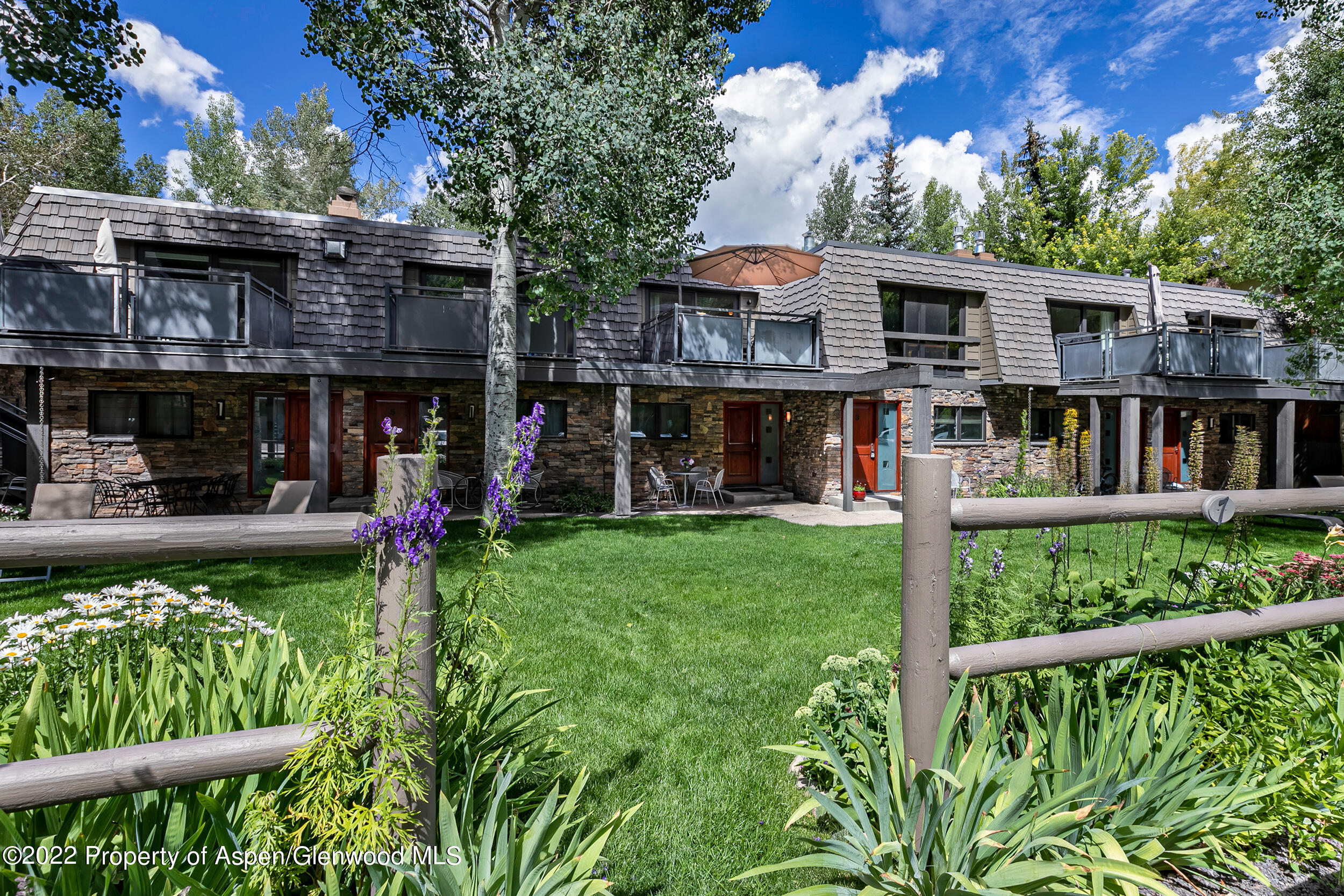 124 East Durant Avenue, Unit 4 Aspen, CO 81611 - Photo 2 of 13 a view of a house with backyard and porch