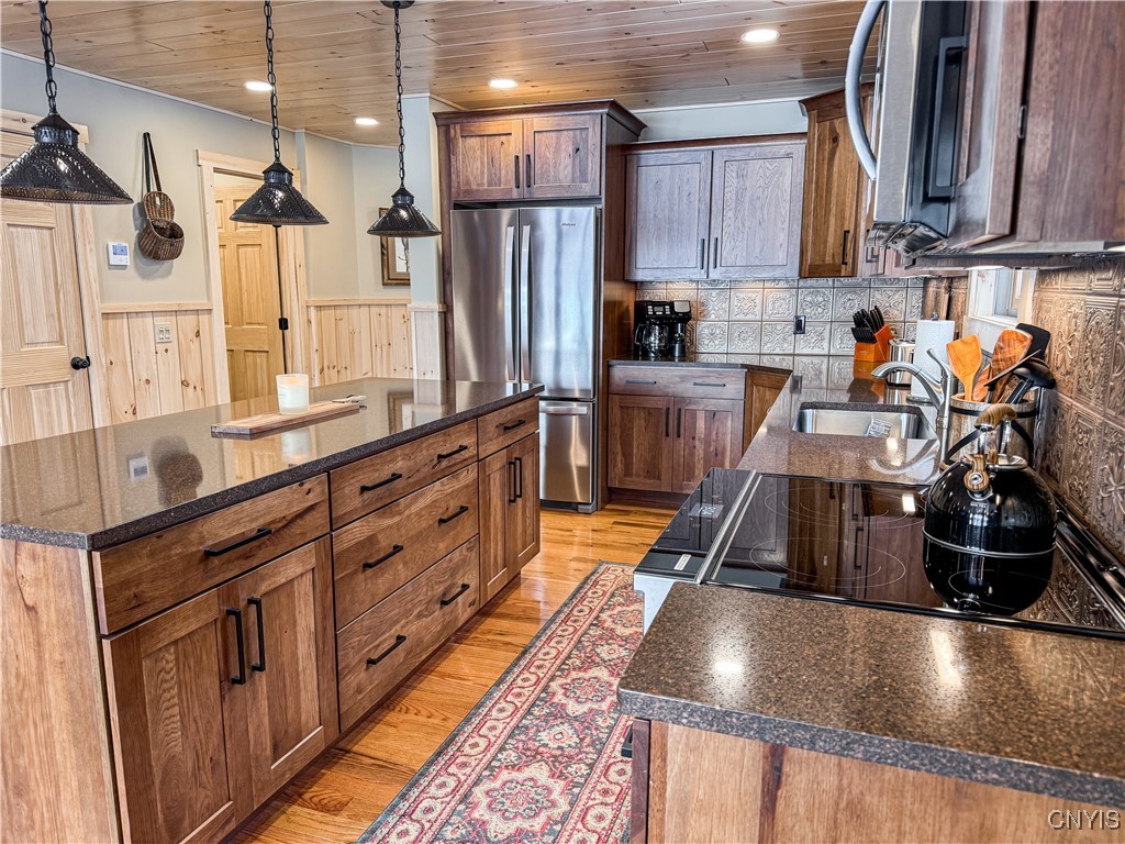 63 Rocky Point Circle Inlet, NY 13360 - Photo 7 of 38 Custom Kitchen - Completed Model Shown