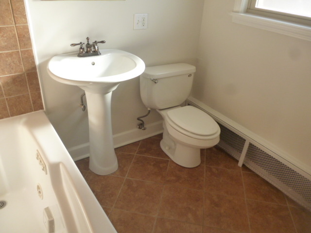 7530 North Ridge Boulevard, Unit 3W Chicago, IL 60645 - Photo 18 of 23 a bathroom with a sink toilet and a mirror