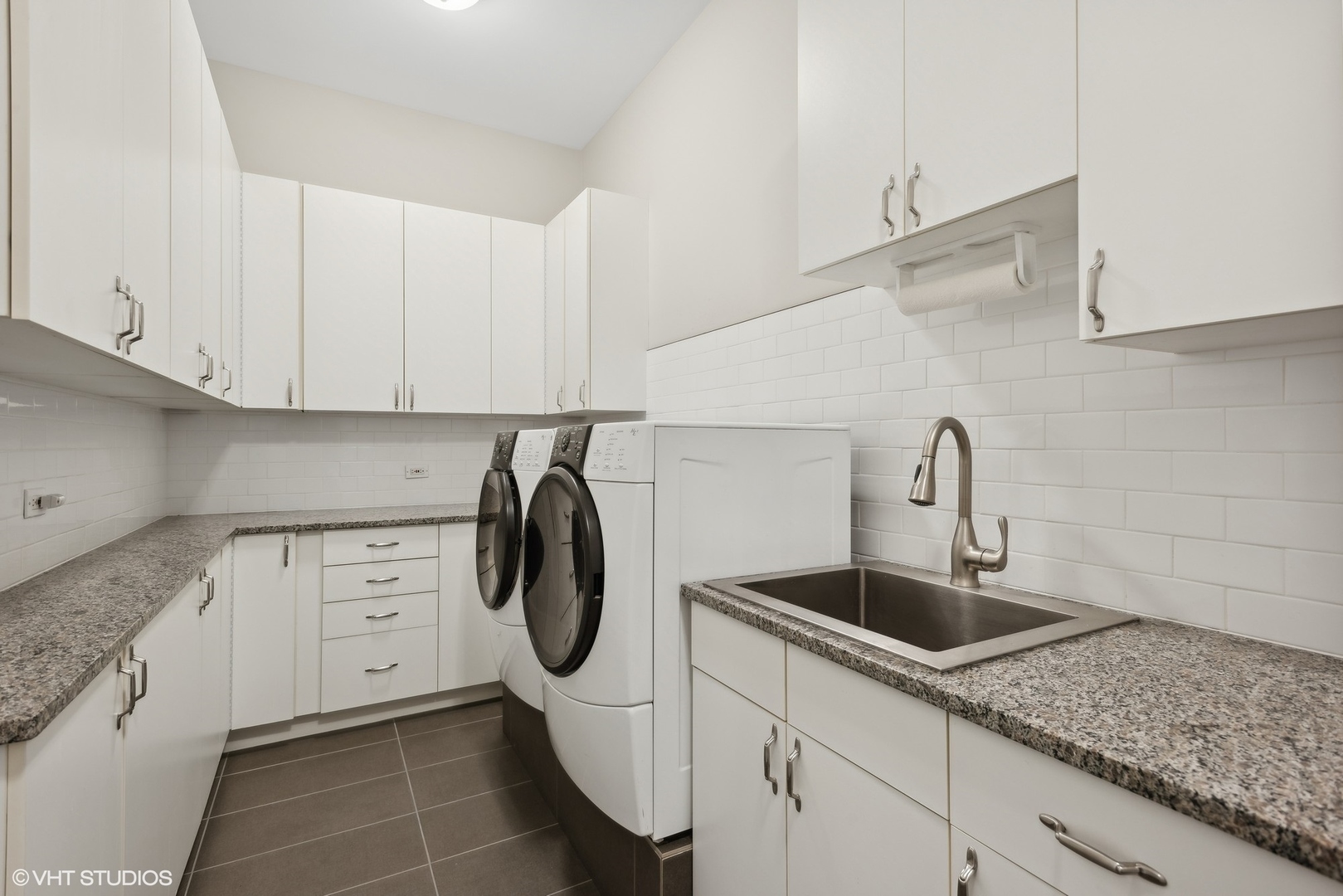 5N156 Dunham Road St. Charles, IL 60174 - Photo 36 of 65 a kitchen with white cabinets and sink
