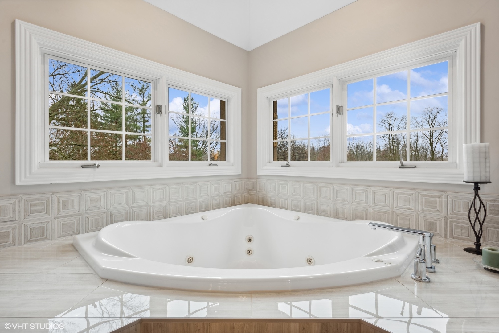 5N156 Dunham Road St. Charles, IL 60174 - Photo 44 of 65 a white bath tub sitting in a bathroom next to a window