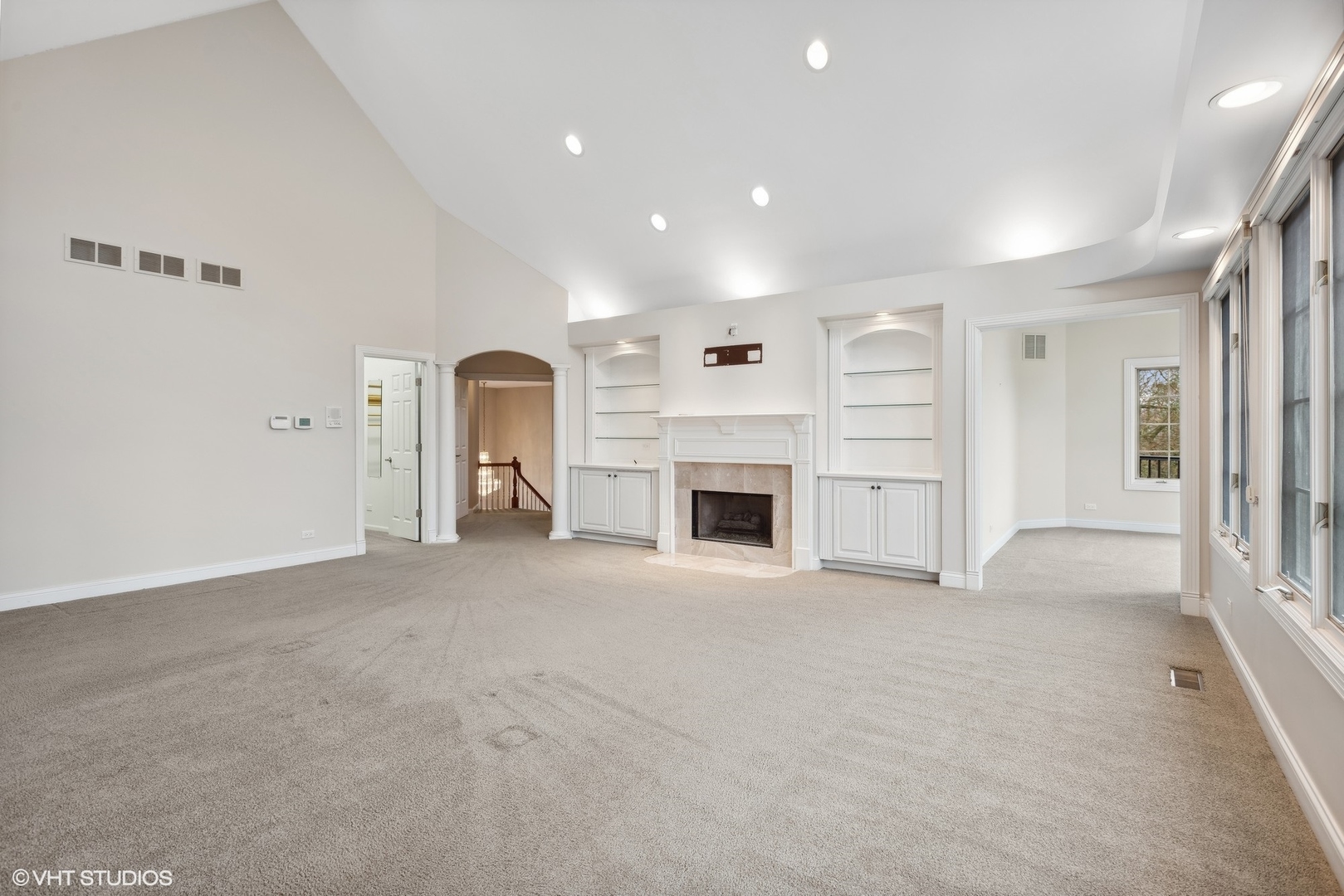 5N156 Dunham Road St. Charles, IL 60174 - Photo 48 of 65 a view of a livingroom with an empty space and a fireplace
