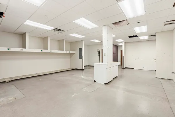 a view of an empty room