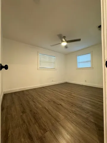 wooden floor in an empty room