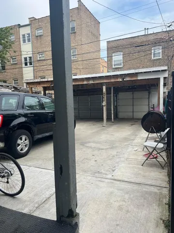 a view of a car garage door