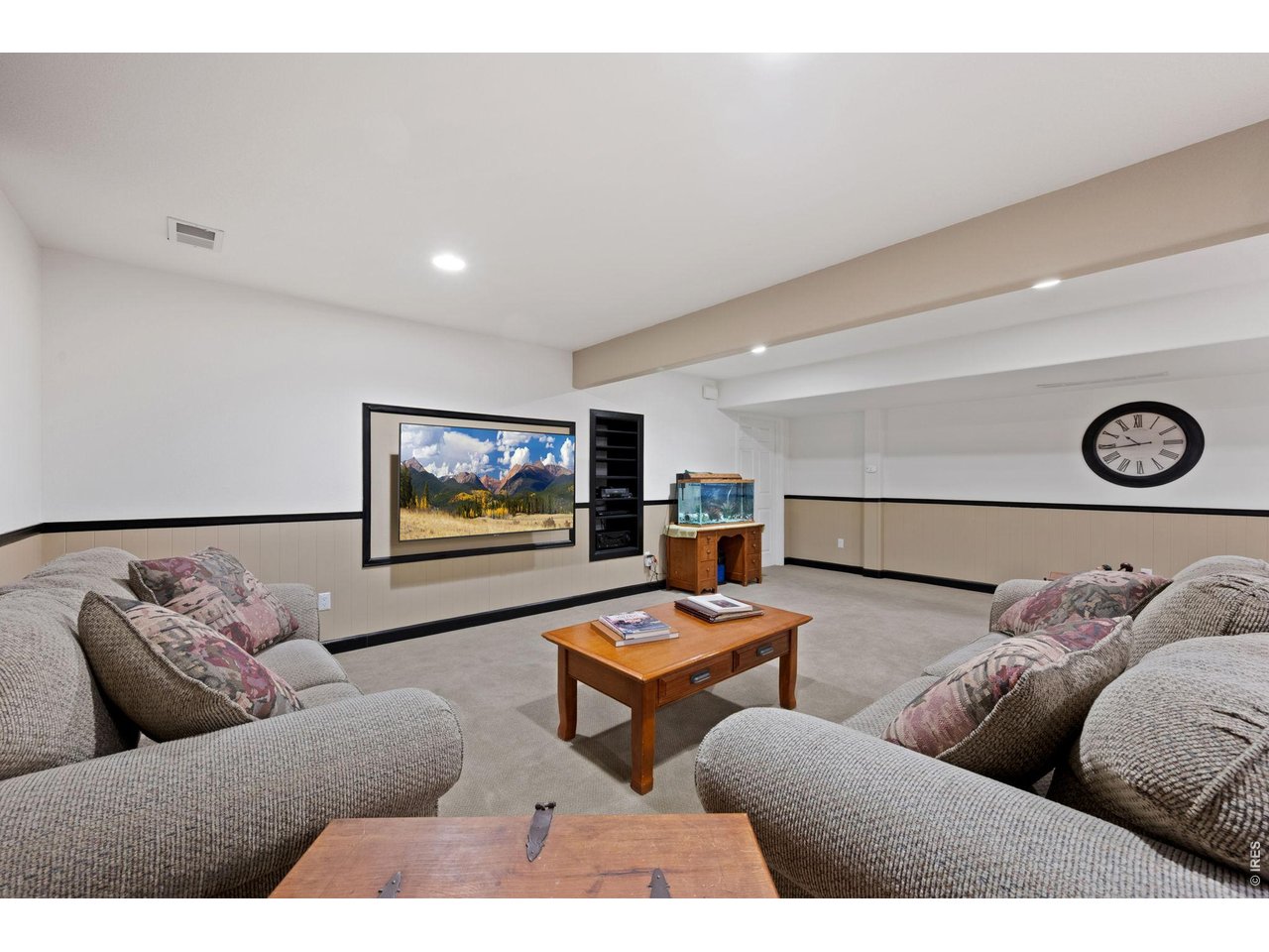 527 Valley View Road Loveland, CO 80537 - Photo 28 of 46 Basement Living Room Area--NICE!